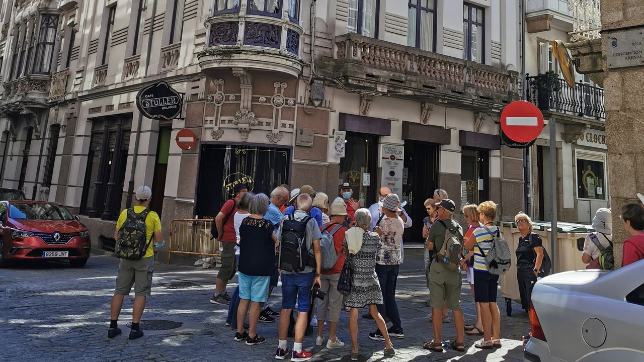 Franceses en la Ruta Modernista de Ferrol