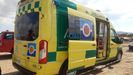 Una ambulancia durante una intervención del 112 en Andalucía