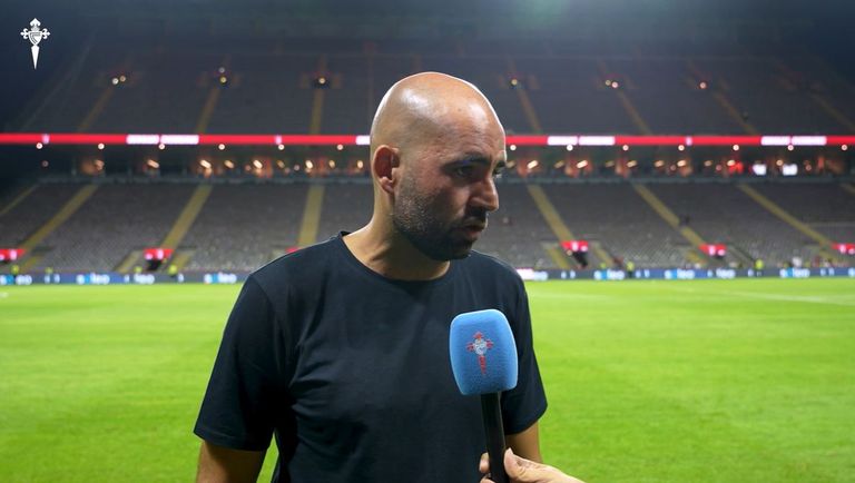 Claudio Giráldez: «Hemos estado por encima de lo esperado»