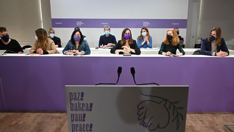 El consejo ciudadano estatal de Podemos, reunido este viernes en Madrid liderado por la secretaria general del partido, Ione Belarra