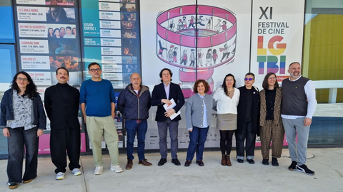 La viceconsejera de Derechos Ciudadanos, Beatriz Gonz�lez Prieto, en el festival de cine LGTBI