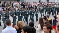 As conmemor en Pontevedra la Guardia Civil a su patrona, la virgen del Pilar