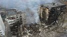 Destrucción en los suburbios de Kiev tras el avance de las tropas rusas hacia la capital
