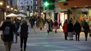 Una calle del centro de Oviedo