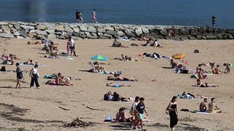 Las altas temperaturas permitieron aprovechar el da de playa