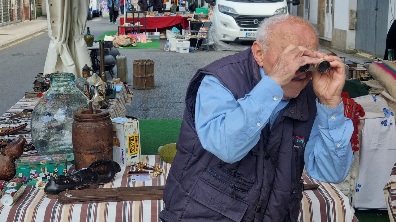 Sarria. R�a do Porvir. Feira de Antig�idades