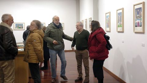 Inauguracin de la exposicin de Veigas Manteiga en el Museo do Gravado de Artes 2024