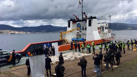 El alijo decomisado a bordo del remolcador MV Karar en el 2020 fue una de las operaciones lideradas por el grupo 1 del Greco Galicia bajo la direccin del inspector jefe detenido por Asuntos Internos de la Polica Local.