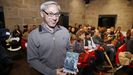 Xosé Monteagudo, na presentación dun dos seus libros.