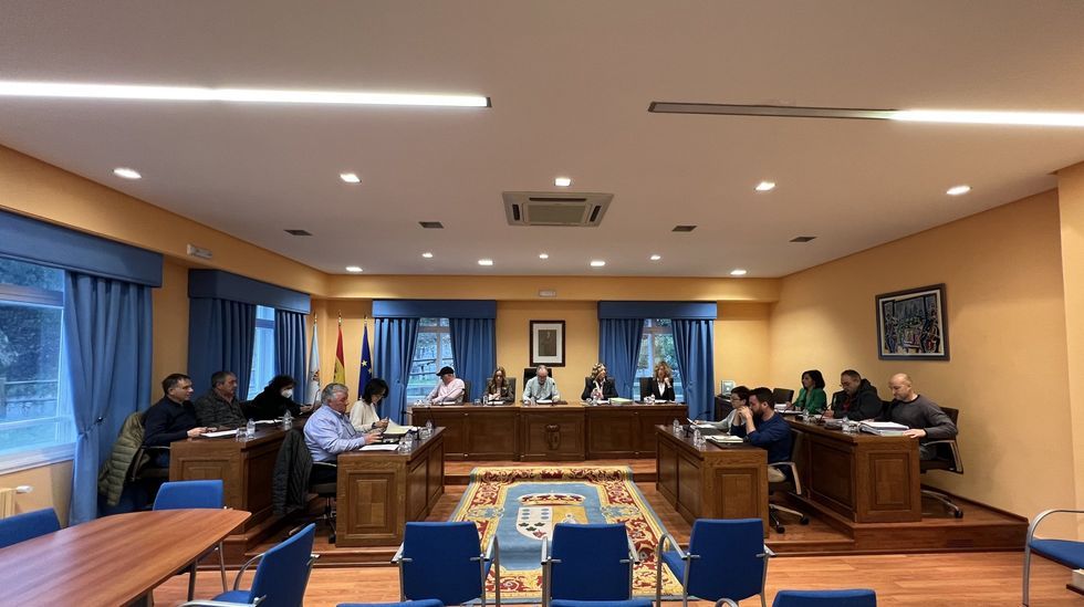 Sal�n de plenos de San Cibrao das Vi�as