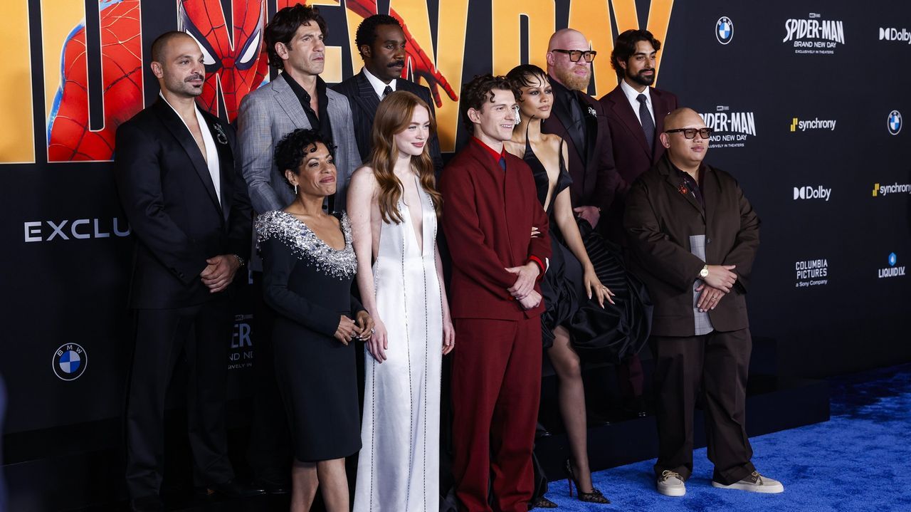 El elenco de 'Sp�der-Man: Brand New Day' durante la premier de la pel�cula en Los Angeles