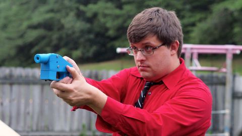 Pistola fabricada con una impresora 3D
