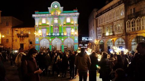 Navidad en Ourense.Videomapping en Ourense