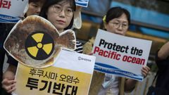 Protestas en Corea del Sur contra el vertido de aguas residuales de Fukushima