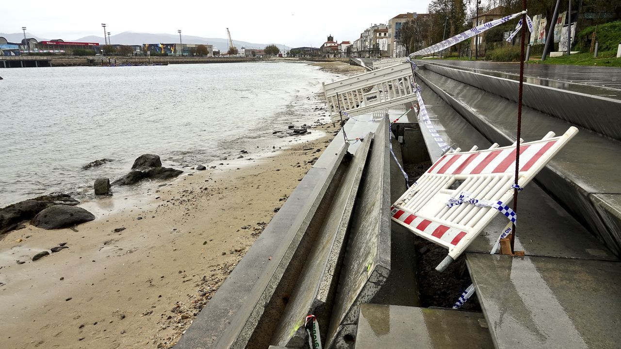 El Da O En El Paseo De Bouzas Es Un Nuevo Aviso Del Mar