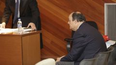 Fotografa del juicio, en el ao 2015, contra Javier Garca de Paredes sobre la legalidad de sus prestaciones econmicas millonarias.