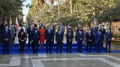 Integrantes de la comision de presidentes de diputaciones de la FEMP reunidos en Almera