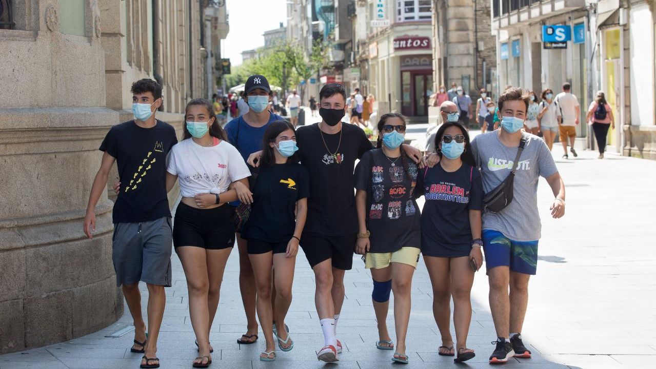 Turistas en Lugo, seguros ante el covid-19.Estacin meteorolgica de MeteoGalicia en A Mllara, en el municipio de Pantn