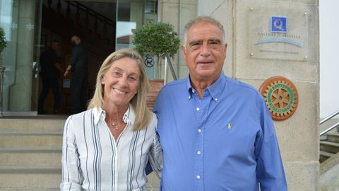 José Prats junto a su mujer, Rocío, se hospeda en el Parador.