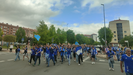 Recibimiento del Real Oviedo antes de su partido contra el Mirand�s en Anduva