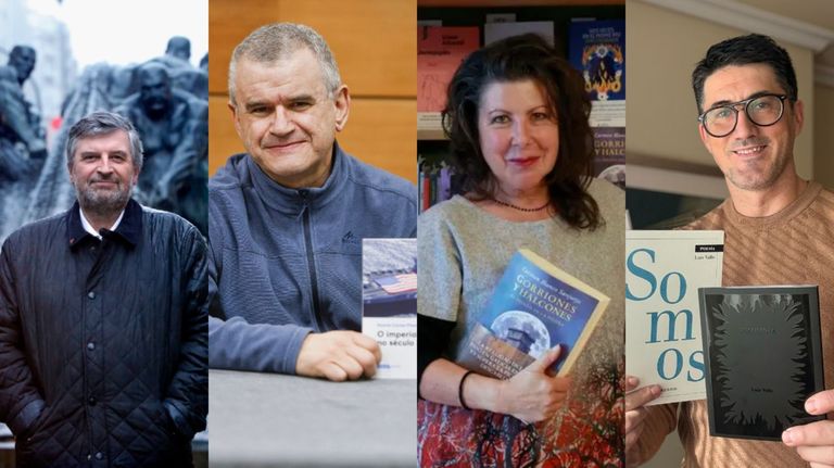 Carmen Blanco Sanjurjo, Luis Valle, Manuel Bragado e Duarte Correa presentan os seus últimos libros