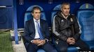 Guillermo Almada y Darwin Quintana, antes del Oviedo-Alav�s