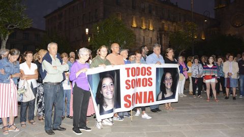 Movilización en recuerdo de Sonia Iglesias de finales de agosto del 2019