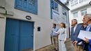 La conselleira ngeles Vzquez, durante la entrega de viviendas rehabilitadas con cargo al programa Rexurbe en Betanzos.