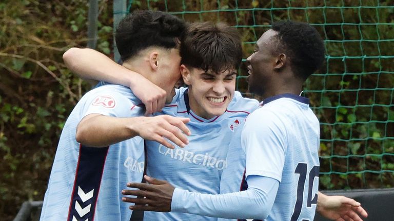 El Celta Juvenil A remonta ante el Monañeros (1-5) y encandena cinco triunfos