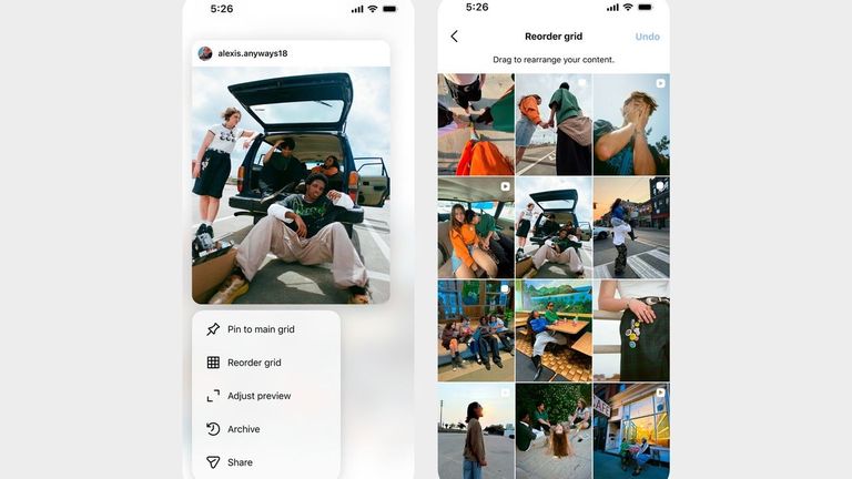 Instagram ya permite reordenar el «feed» de fotos y vídeos p