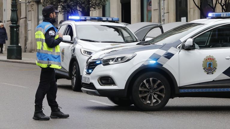 Imagen de archivo de la policía local de Vigo