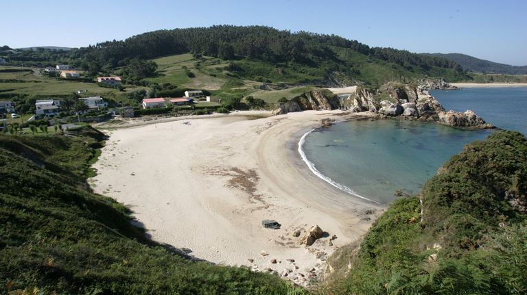 La playa de Bimbeiro, en Ortigueira, en una imagen de archivo