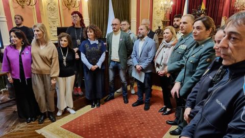 Acto institucional en el Concello de Ourense