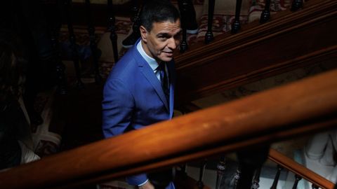 El presidente del Gobierno, Pedro Sánchez, el pasado martes, en el Congreso de los Diputados