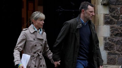 Imagen de archivo de los padres de Madeleine McCann, Kate y Gerry McCann.