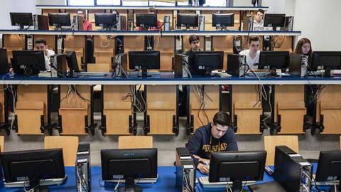 Los alumnos de Informtica encuentran trabajo antes de terminar sus estudios.