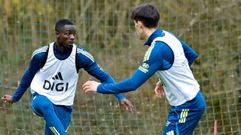 Eric Bailly y Marco Esteban, en El Requex�n