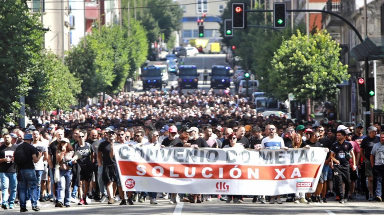 El metal de la provincia de Pontevedra se encamina a una huelga indefinida