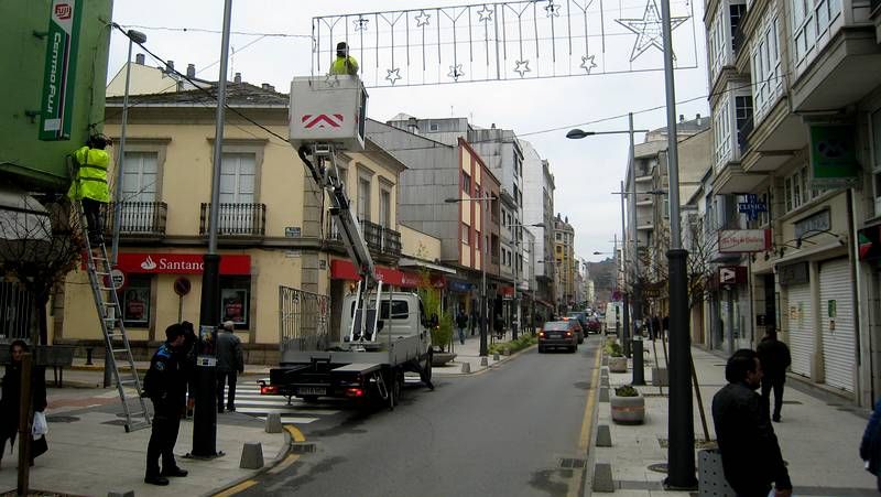 Sarria tendr� luces de Navidad en las principales calles de la villa