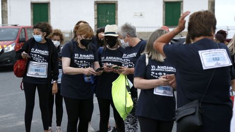 Ruta organizada por caritas Ribeira para participar na andaina solidaria de Congalsa