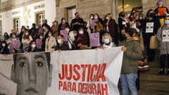 Imagen de archivo de una concentracin pidiendo justicia para Dborah