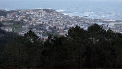 Vista de Burela desde el Monte Castelo