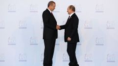 Imagen de archivo. Encuentro entre Erdogan y Putin.