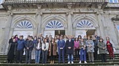 Pontevedra muestra su apoyo a las familias de los guardias civiles asesinados en Barbate