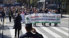 Manifestacion de ganaderos en Oviedo