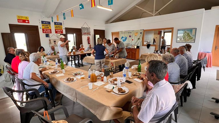 Comida solidaria de Avimun