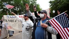 La protesta en la capital de Texas, Austin, fue una de las ms multitudinarias