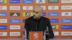 Claudio Gir�ldez, durante la rueda de prensa posterior al Sevilla-Celta.