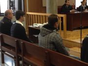 Los dos implicados, en la vista de conformidad de la Audiencia