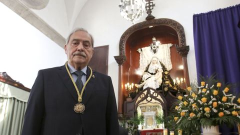 José Ramón Cancelo, en el santuario de Las Angustias